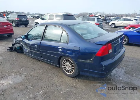 2005 Honda Civic Ex from USA, damaged, VIN 2HGES26775H593909